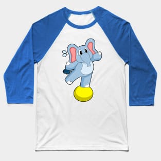 Elephant Circus Baseball T-Shirt